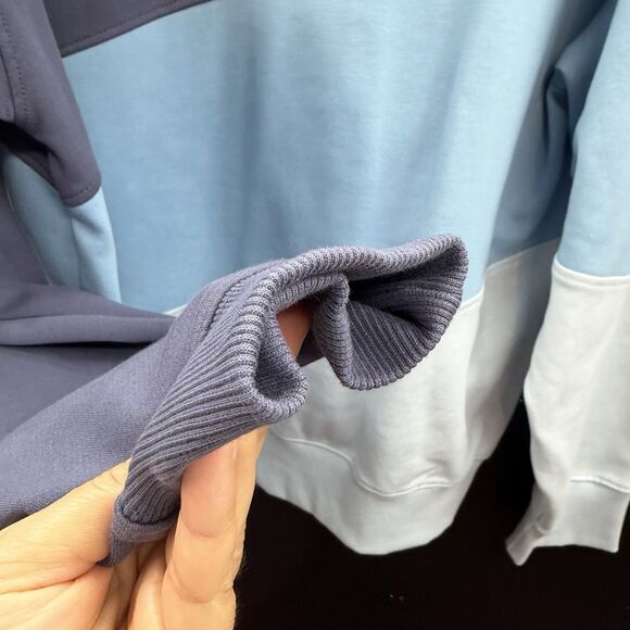 EUC Topman Men's Co-Ord Color Block Sweatshirt Blue Size L - Picture 8 of 8